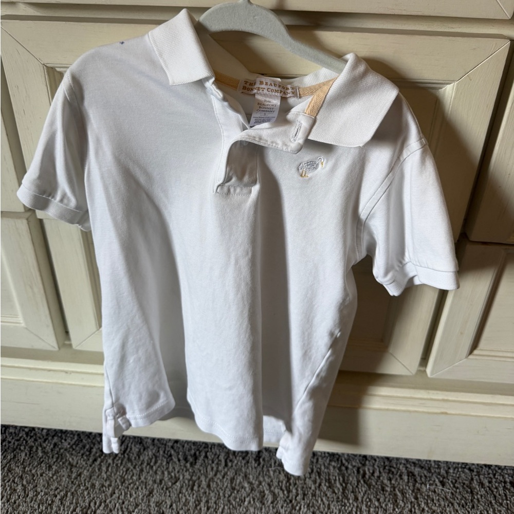 The Beaufort Bonnet Company White Kids Polo Shirt